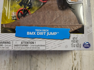 Tech Deck BMX Dirt Jump Set w/ Exclusive CULT crew Bike & Kinetic
