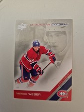 2011-12 Upper Deck Mcdonald's Yannick Weber #23 Montreal Canadiens