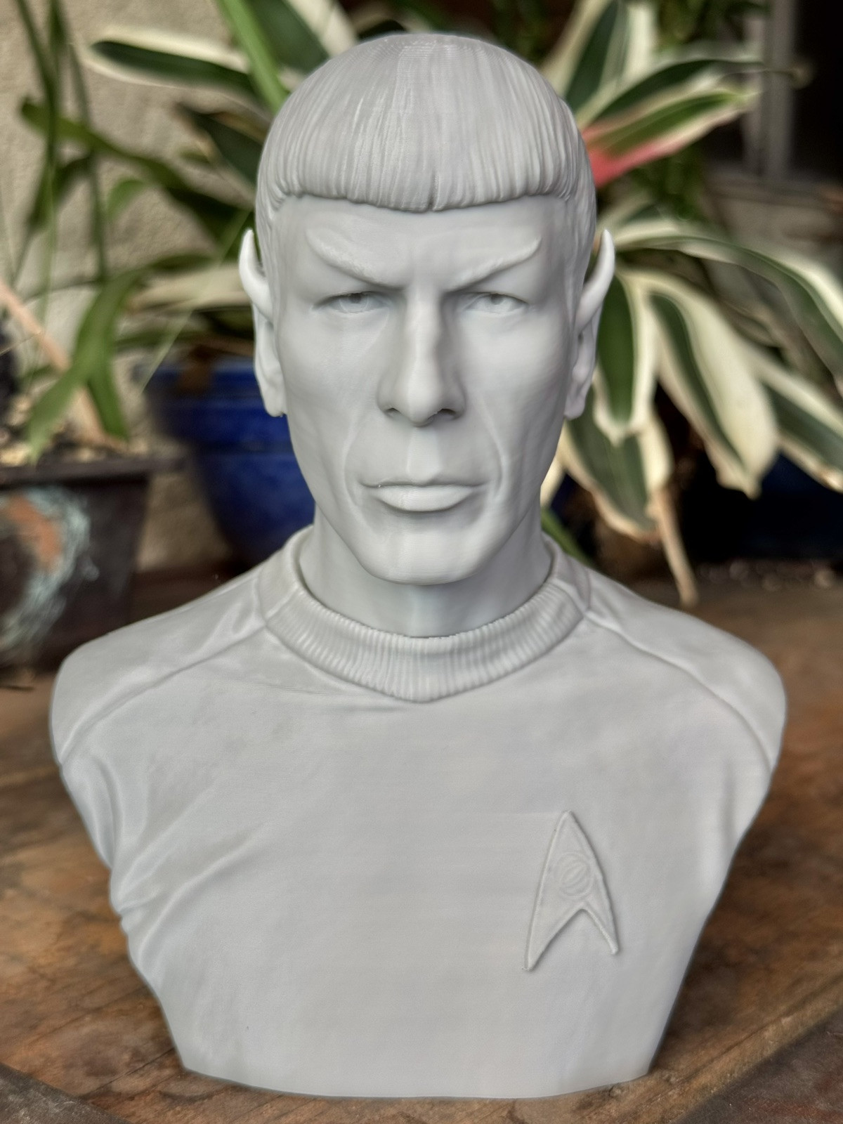 Star Trek TOS Spock Bust 6.5” 3D Printed Sci-Fi Display Statue