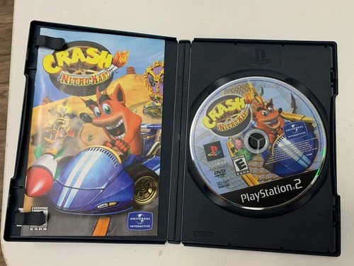 PS2 Crash Nitro Kart (Sony PlayStation 2, 2003) Tested Complete Adult Owned
