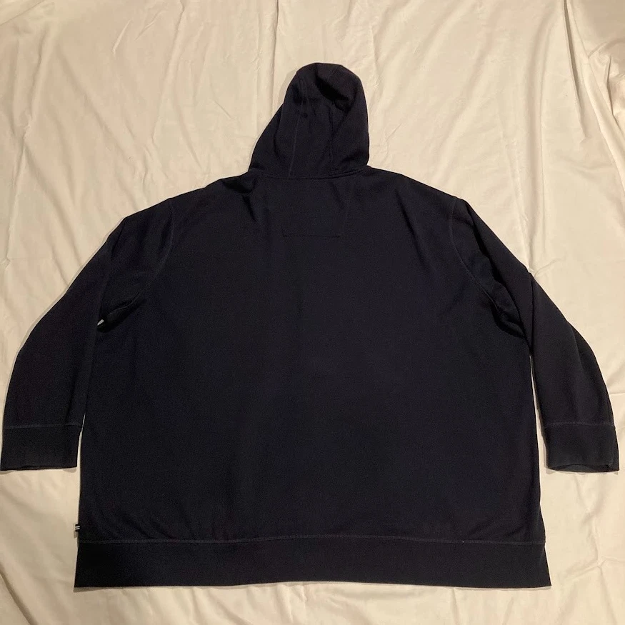 NAUTICA Hooded JACKET  SIZE 5XL  Full Zip NAVY BLUE Mens - Image 2 of 4