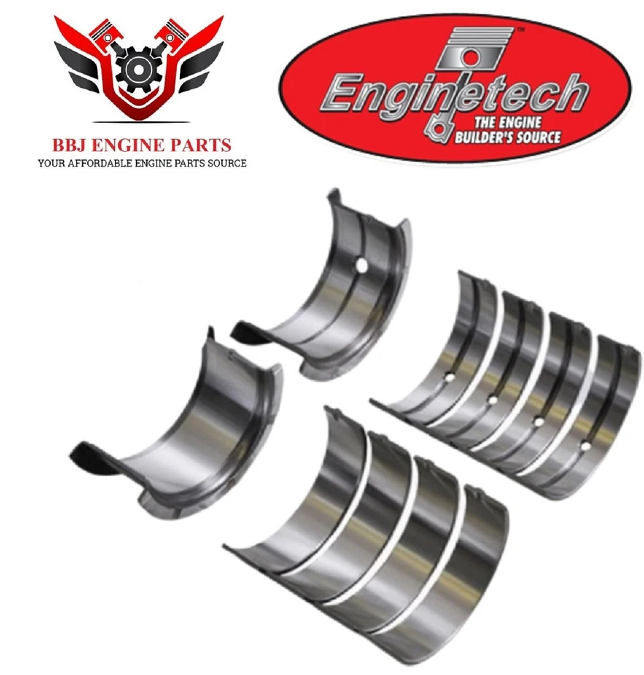 Chevrolet GMC SBC 400 Small Block 70 - 80 Enginetech Rod - Main Bearings Set  - Image 4 of 4
