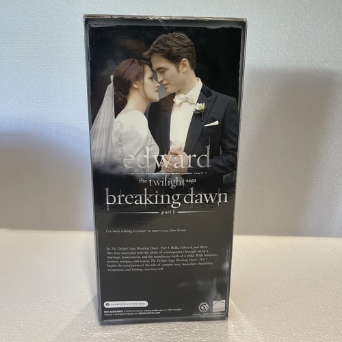 BARBIE PINK LABEL Twilight Saga BREAKING DAWN Pt 1 EDWARD w Stand COA MATTEL NIB - Picture 8 of 12
