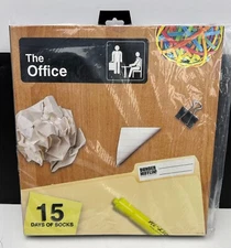 The Office 15 Days of Socks Crew & Low Cut Socks Mens Dunder Mifflin Size 10-13