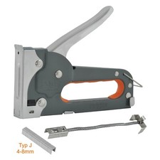 Handtacker Profi Tacker Nagler Klammerger&auml;t Hefter 4-8mm Klammern Typ J