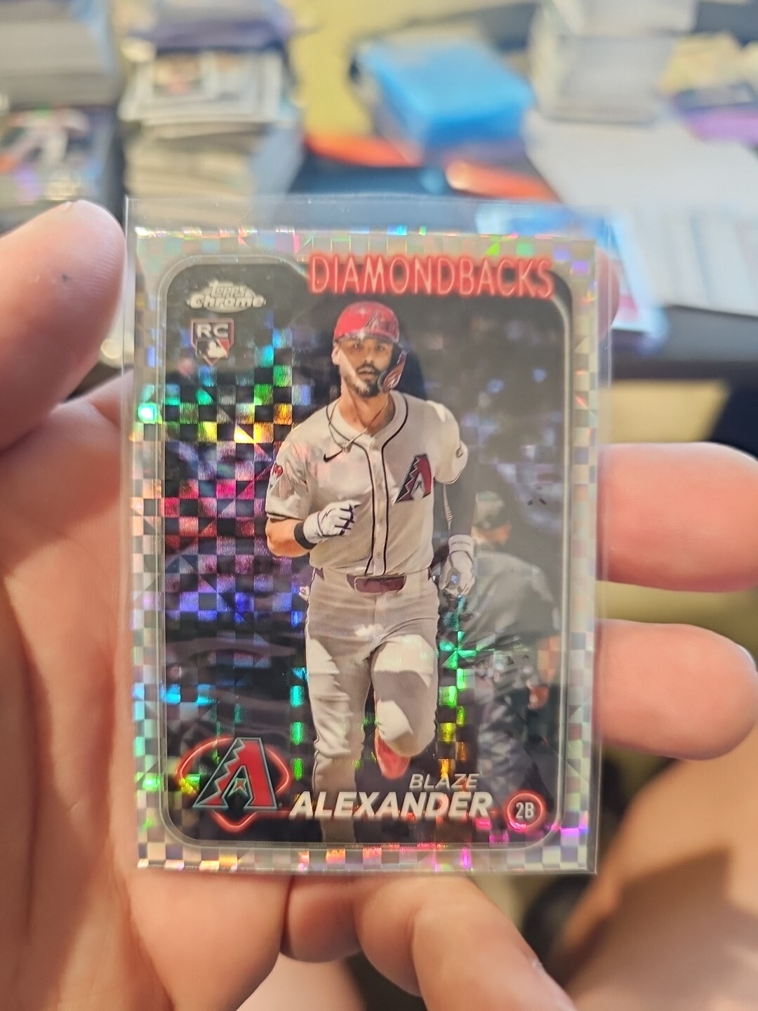 2024 Topps Chrome Update Series - X-Fractor #USC53 Blaze Alexander (RC)