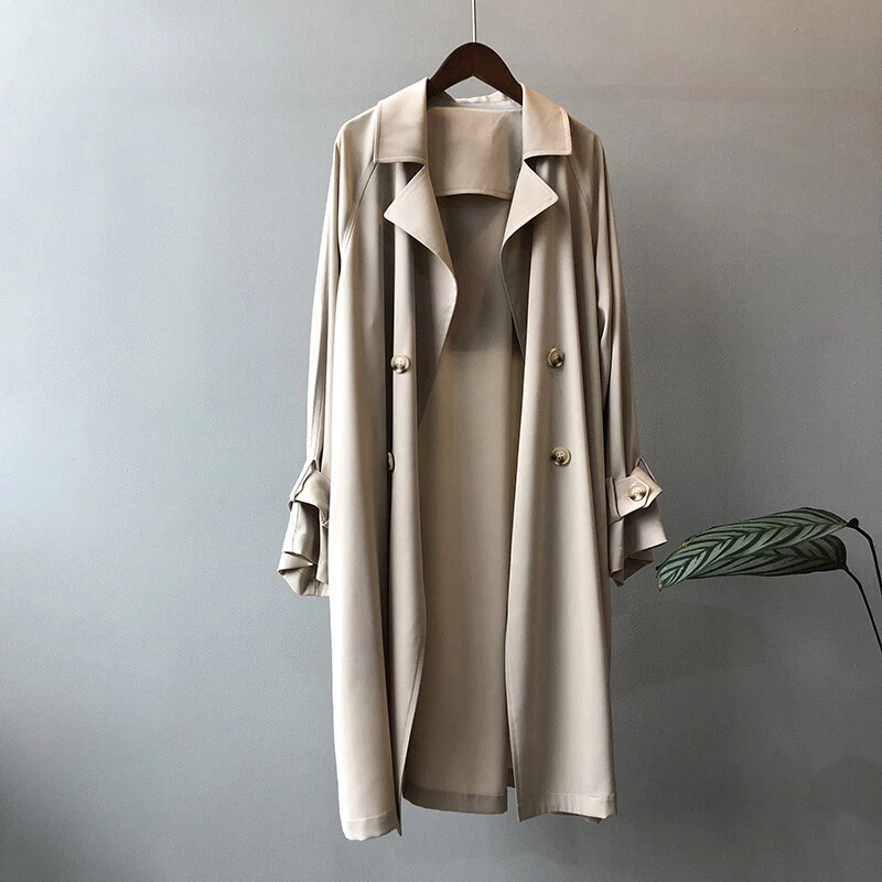 Long clearance spring coat