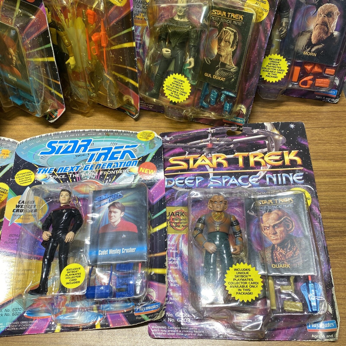 Playmates Star Trek 90s Collectible Figures Mixed Lot 12 Sealed