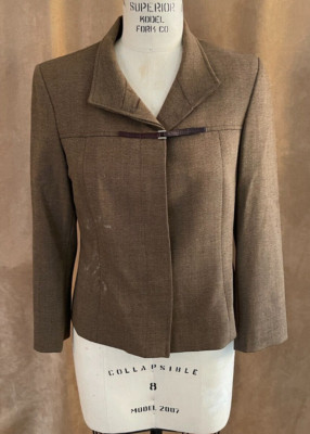 40 Medium Caramelo Mujer Spain jacket brown women's coat size 10 blazer