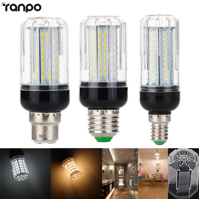 B22 E27 E14 Dimmable LED Corn Bulbs Light 9W 14W 16W 18W 20W 25W 30W ...