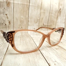 Chantal Thomass Chestnut Brown Eyeglasses FRAMES CT 14026 52-15-135 France NWOT