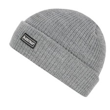 BlackStrap Classic Beanie Mid Length Cuffed Acrylic Rib Knit Solid Gray New