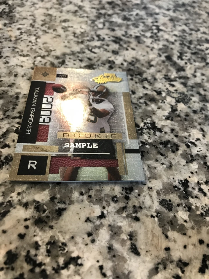 Talman Gardner 2003 Playoff Absolute Mem. RARE SALESMAN SAMPLE New Orleans Saint - Image 2 of 3