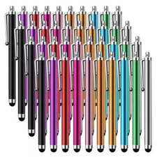 40Pcs Capacitive Touch Screen Stylus Pen Universal For iPhone Pad Samsung Tablet