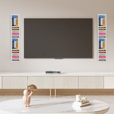 Estantes de almacenamiento de 2*cd organizador de videojuegos de 34 pulgadas para almacenamiento de DVD de CD de pared