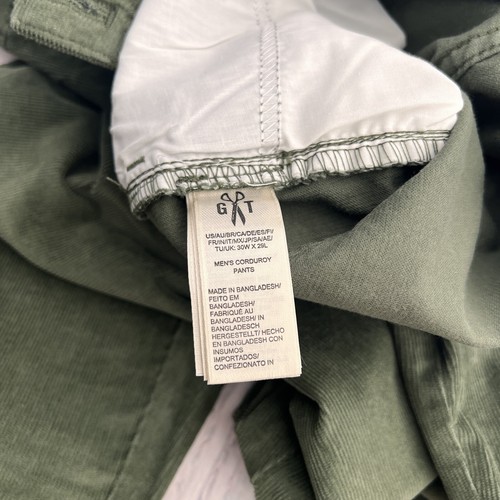 NEW Goodthreads Mens Slim Fit 5 Pocket Corduroy Olive Green Pants Size 30W x 29L - Picture 14 of 19