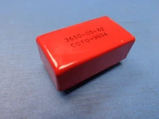 (1) COTO 3650-05-82 NON LATCHING REED RELAY 3PST 250mA 5V DC COIL 9 PIN DIP