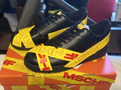 MSCHF Tap 3 Men\'s Black Athletic Sneakers with Yellow and Red Graphic Tape DS MSCHF TAP3 shoe size 10 sneakers God Satan mischief | eBay main image 2