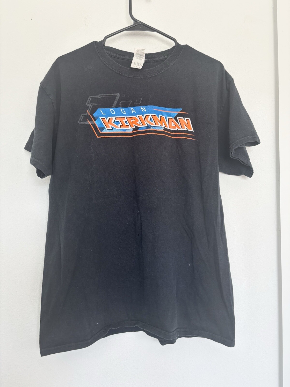 Vintage Gildan Kirkman NASCAR T-Shirt Mens Size Large