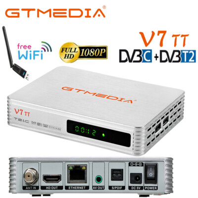 FullHD Digital DVB-T/T2 Terrestrisch Kabel Twin Receiver USB PVR WLAN HDMI H.265