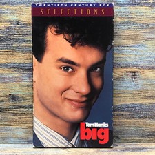 Big  VHS Tom Hanks American fantasy comedy-drama Movie