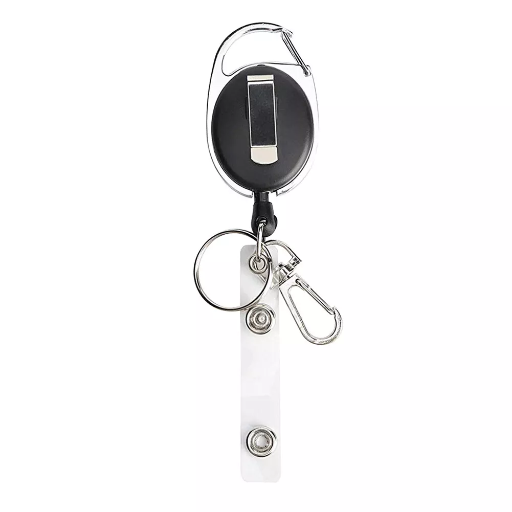 Badge Retractable Key Chain Key Fob Extendable Badge Reel Keychain Reel tk