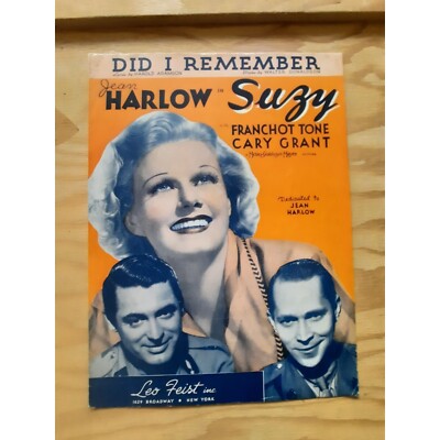 1925 Original Sheet Music Did I Remember by Harold Abramson & Walter Donaldson