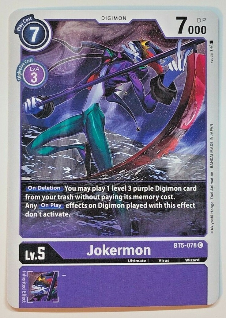 Digimon Jokermon Battle of Omni BT5-078 C NM/M