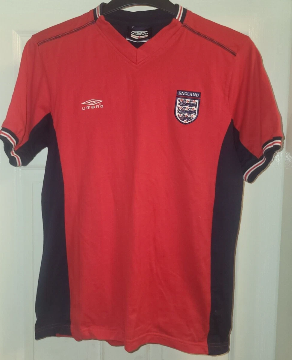 Maillot De Football Officiel Sélection Angleterre Monde 2002 Marque Umbro M | eBay