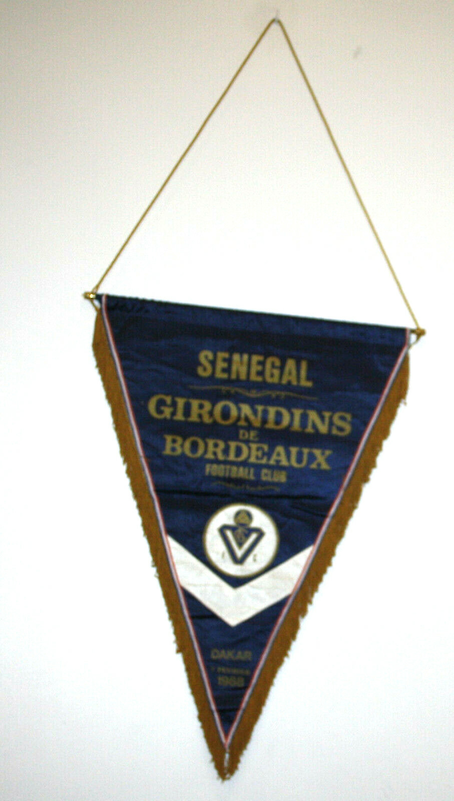 ANCIEN FANION ÉCUSSON de collection Club de foot GIRONDINS DE BORDEAUX EUR 3,00 - FR