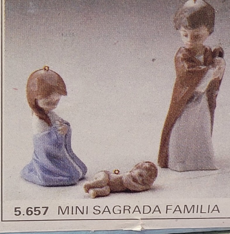Lladro Mini Sagrada Familia #5.657 Ornaments Holy Family Nativity