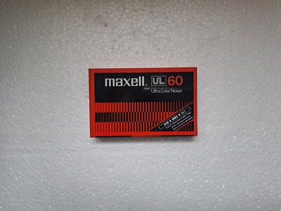 Vintage Audio Cassette MAXELL UL 60 * Rare From Japan 1980 *