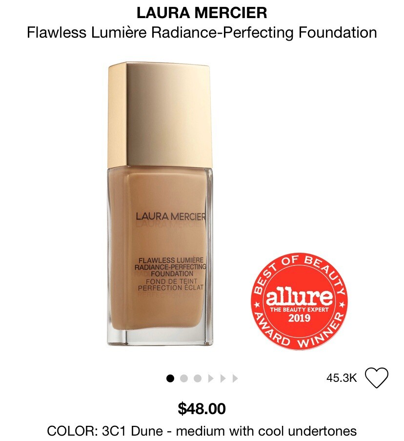Beauty Awards 2019 Best Foundation 2019 Allure Laura Mercier