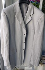 Giacca Uomo Elegante Casual Blazer Estiva Slim Fit 56grigio chiaro 