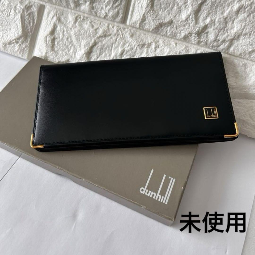 dunhill long wallet black leather black x gold | eBay dunhill long wallet black leather black x gold | eBay