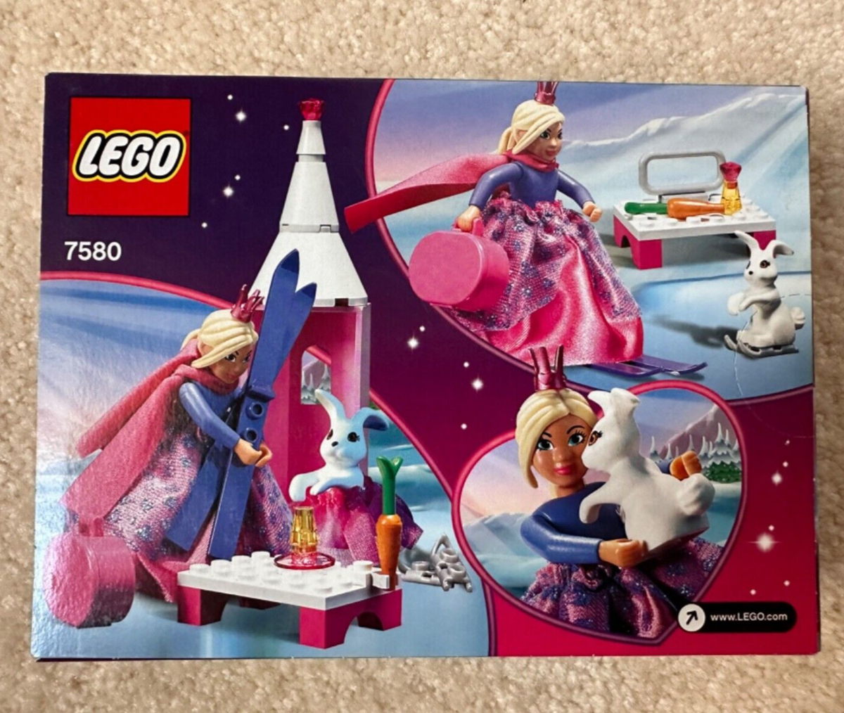 Vintage 2007 Lego Belville set 7580 - The Skating Princess; New In 