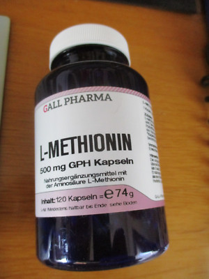 L-methionin 500 mg GPH Kapseln 120 St