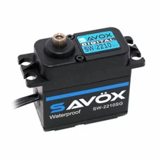 Savox Waterproof High Voltage Brushless Digital Servo 0.11sec/500oz @ 7.4V Black