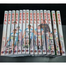 REAL Takehiko Inoue Manga English Version Set Volume 1-15 Comic Book - Fast DHL