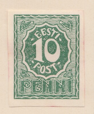 ESTLAND 1919 10p gebrauchte Briefmarke A30P6F40937