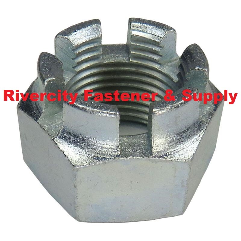 M16-2.0 Metric Castle / Slotted Nuts M16x2.0 Nut 16mm 2.0 Nuts