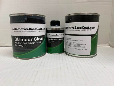Acura Basecoat Paint PICK YOUR COLOR- 1 QT - Ready to Spray Paint w/ Clear Kit