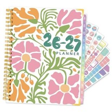 2026-2027 A5 Planner Weekly Monthly Planner Organizer 6.1" 8.4" Colourful