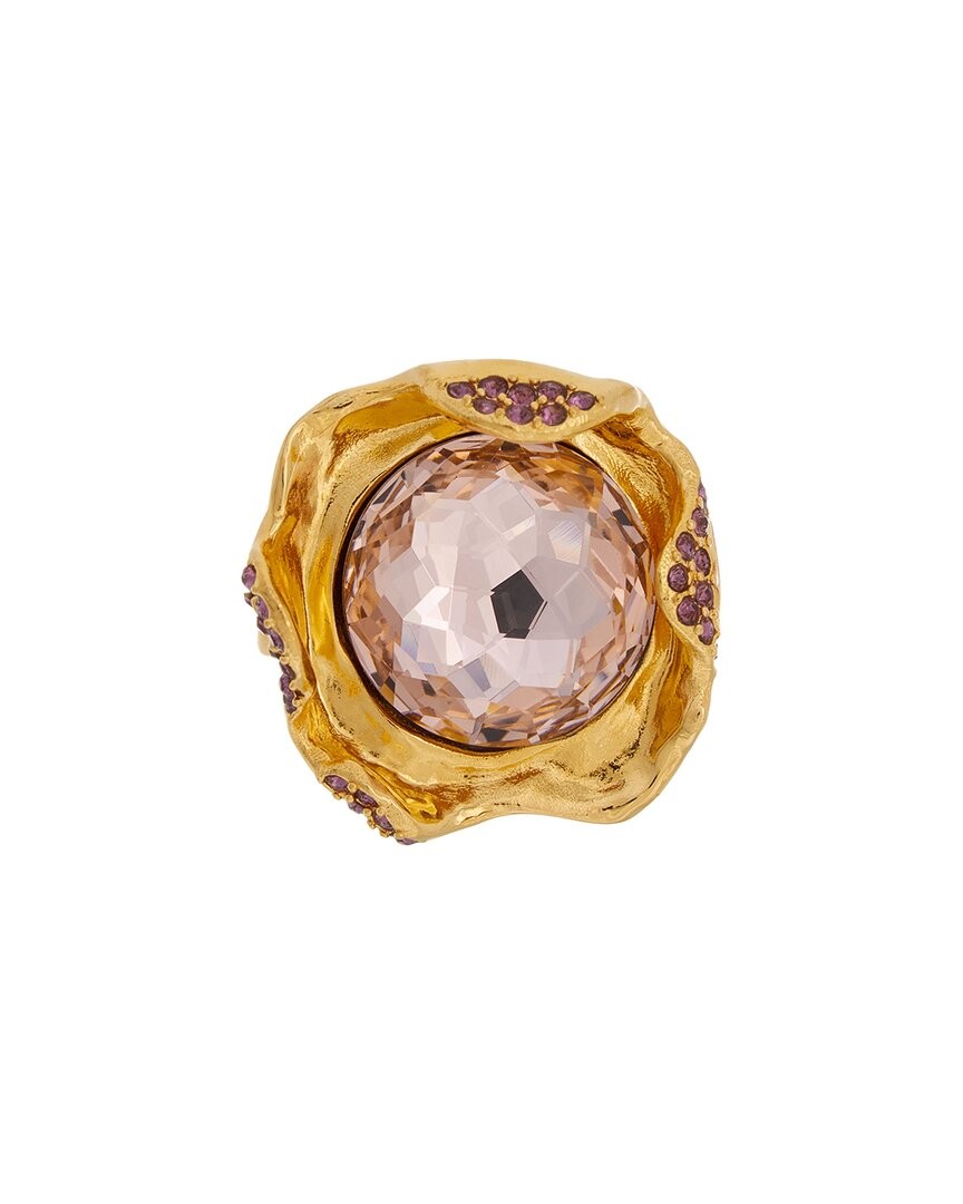 Oscar De La Renta Crystal Nest Ring Adj 18890₽