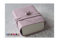Capri Mini Personalised Italian Leather Journal Salmon 250 Pages (6x6cm)