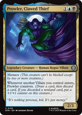 Prowler, Clawed Thief [SPM - 138] NM Uncommon EN