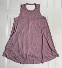 Lulus Chasing Sunshine Mauve Pink Swing Summer Dress Size S Small