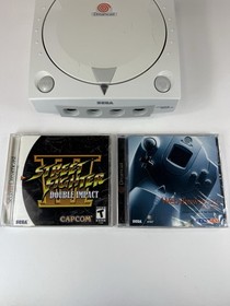 SEGA Dreamcast Launch Console CIB W/ 2 Controllers/ STREET FIGHTER III TESTED