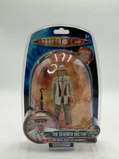 DOCTOR WHO THE SEVENTH 7TH  DOCTOR WITH CREAM JACKET, HAT & UMBRELLA FIGURE EXC