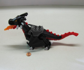 Lego Duplo BLACK & RED CASTLE DRAGON ANIMAL #4784 Knight Tower Castle Action #1